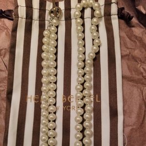 HENRI BENDEL Debutant 48" large Pearl strand